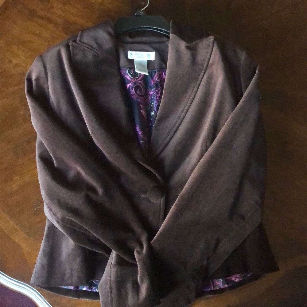 Dark brown blazer